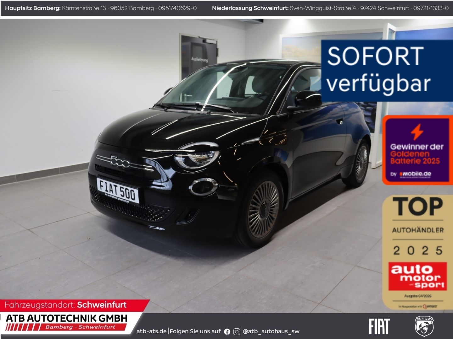 Fahrzeugabbildung Fiat 500 ICON + Komfortpaket Hybrid 1.0l PDC Rückfahr