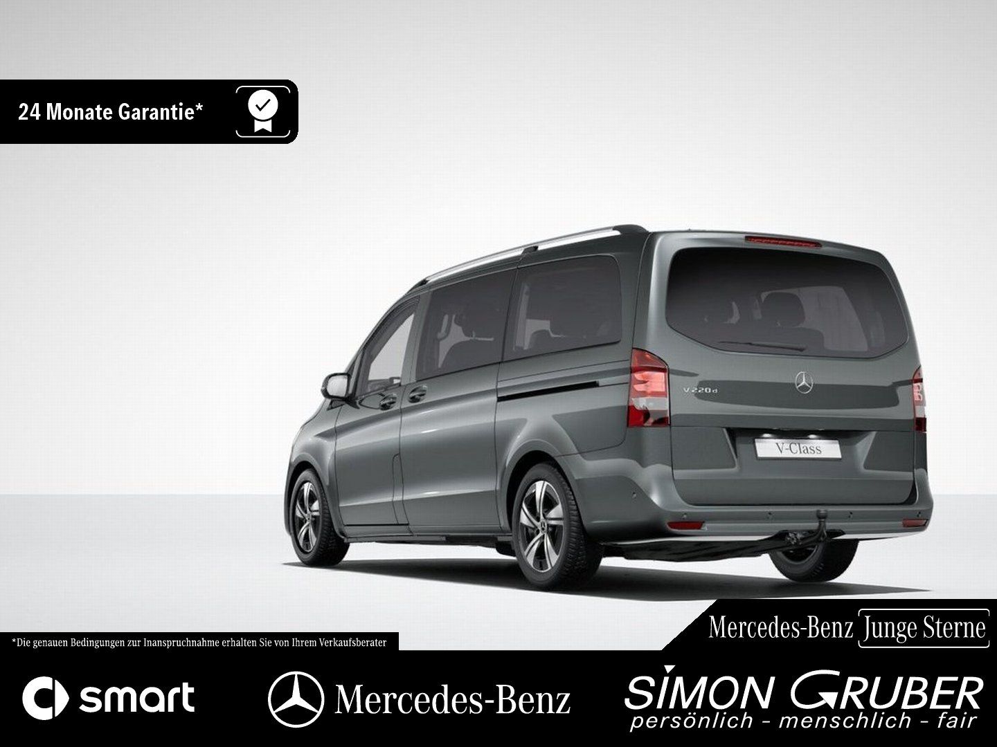 Fahrzeugabbildung Mercedes-Benz V 220 d lang AugReal 2*Klima Tisch AHK 7 Sitze