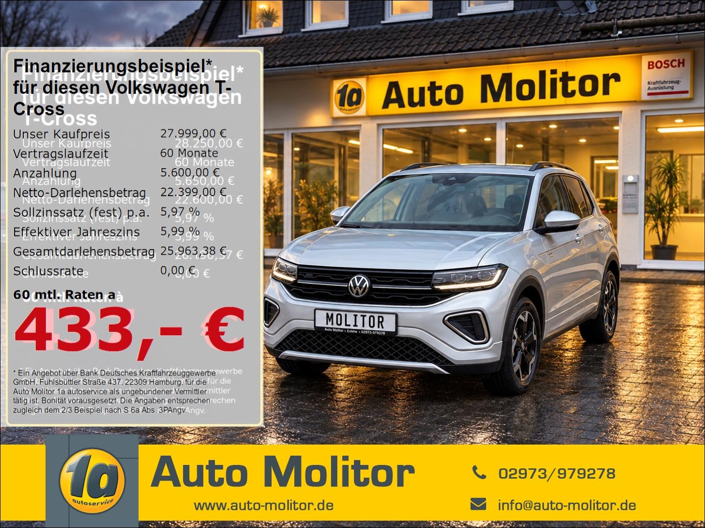 Volkswagen T-Cross 1.5 TSI 110 kW R-Line Sportpaket AHK-abn