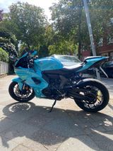 Yamaha YZF-R7 2023 (SCHECKHEFT / 1. HAND) TÜRKIS BLAU - YAMAHA YZF R 7