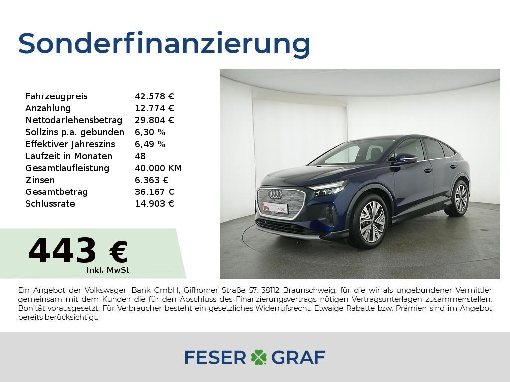 Audi Q4 50 etron Sportback quattro LEDAHKACCKamer 2022