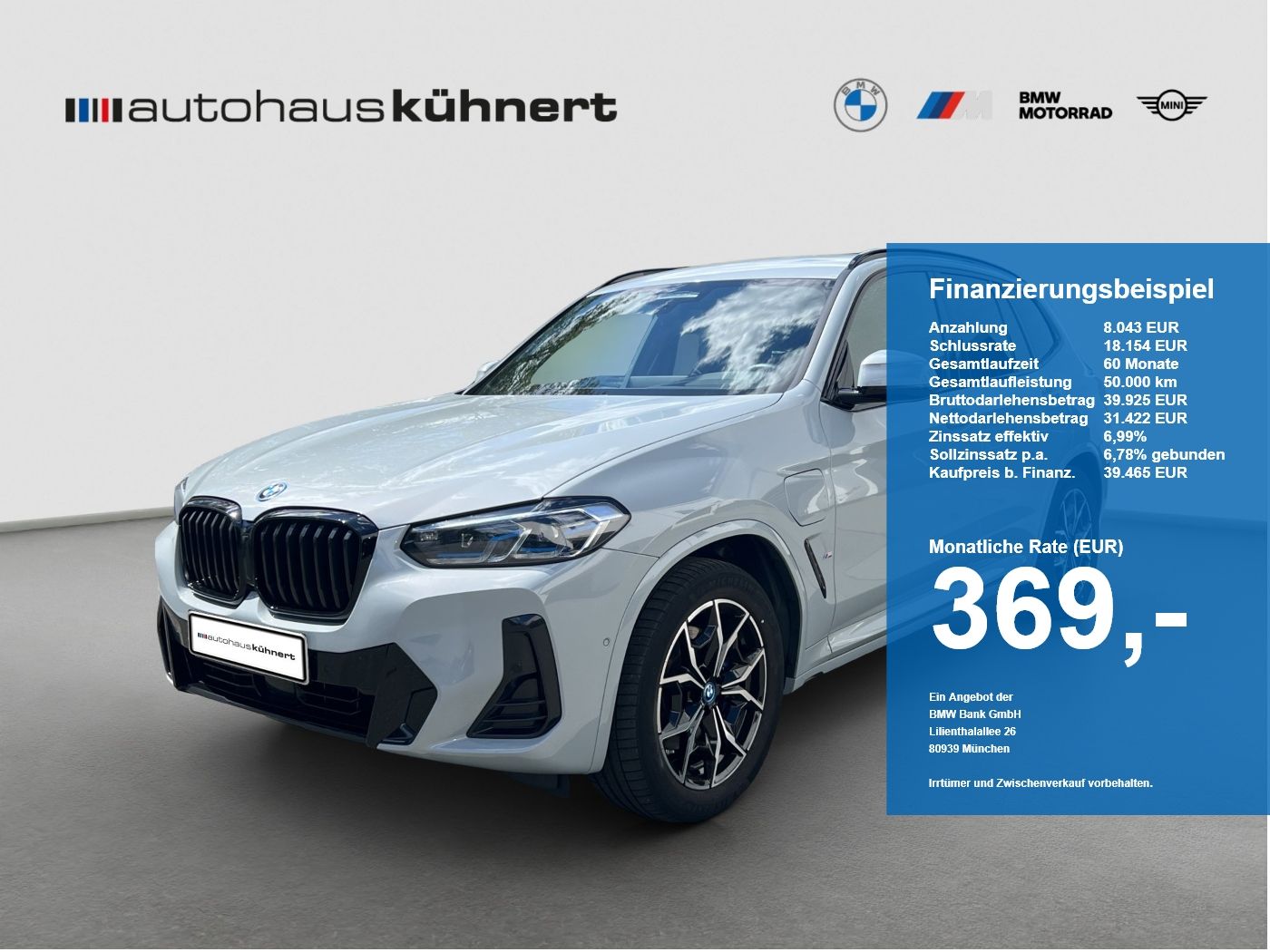BMW X3 xDrive 30e M-Sport Laser ACC HUD RFK HiFi foto 1