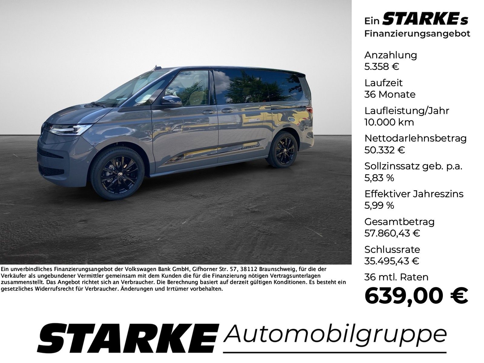 Volkswagen T7 Multivan 2.0 TDI DSG Edition lang  Panodach A