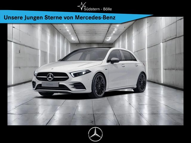 Mercedes-Benz A 250 e AMG+PANO+DISTR.+KAM.+MULTIB.+BURM.+AMBI-