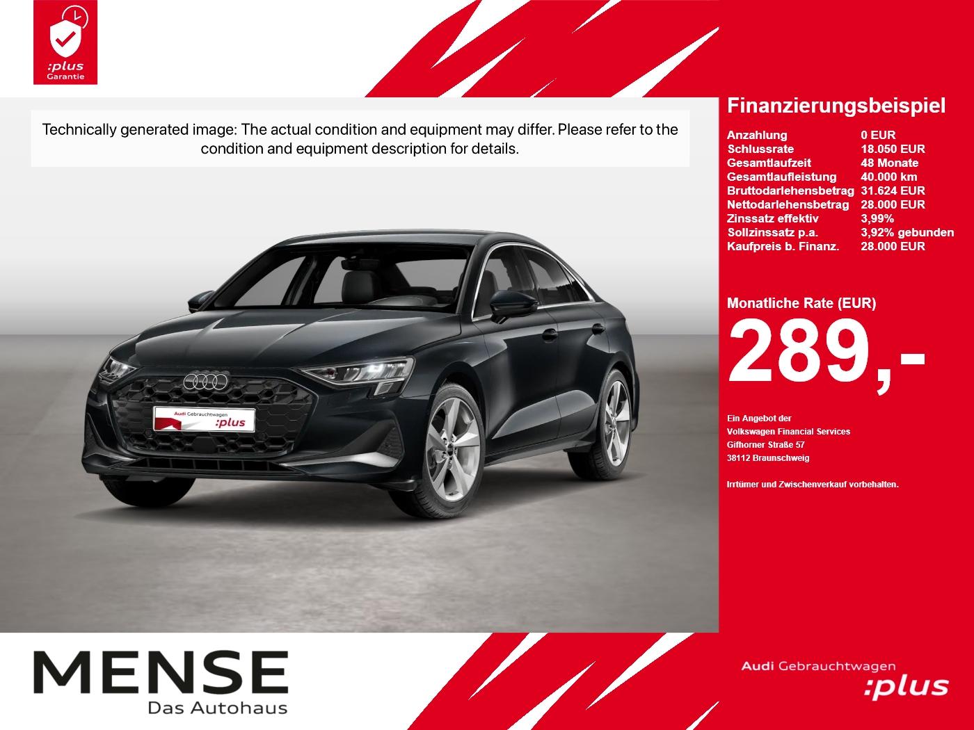 Audi A3 Limousine 35 TDI S tronic advanced ACC|Navi