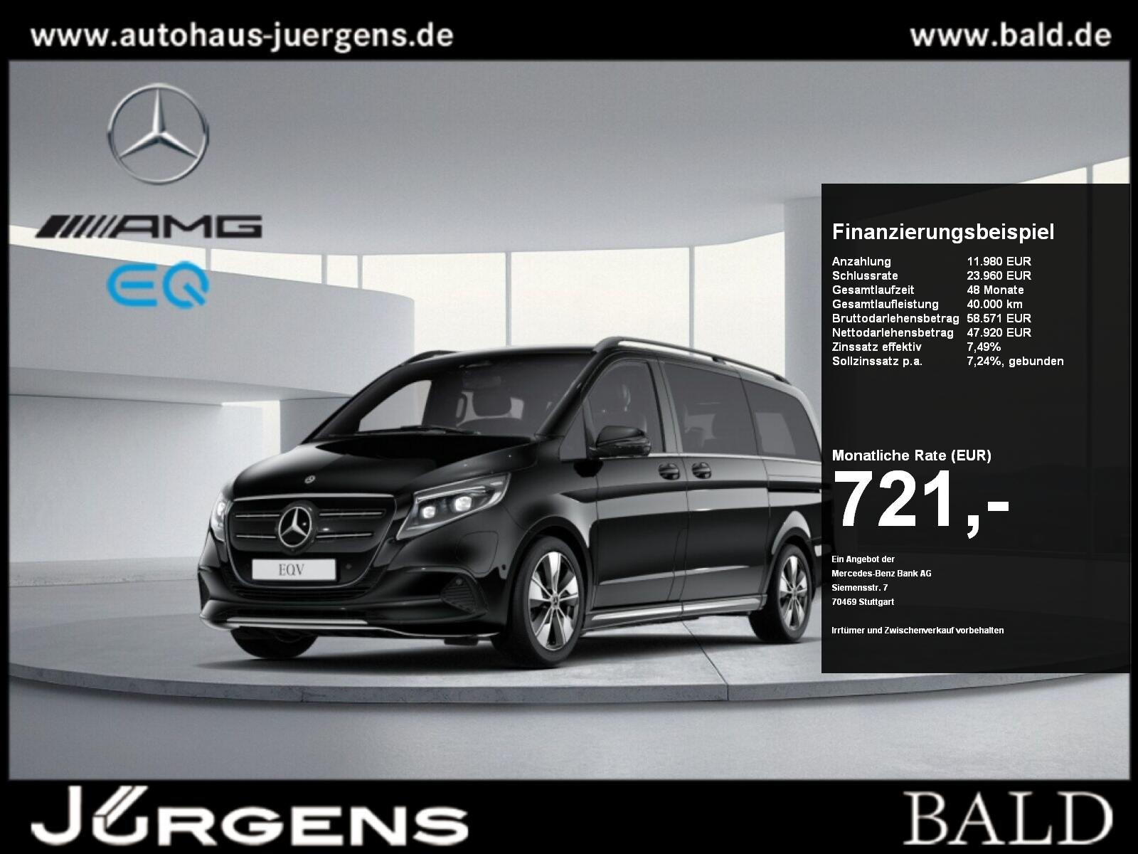 Mercedes-Benz EQV 300 Avantgarde/lang/Airmatic/Pano/360°/Dist