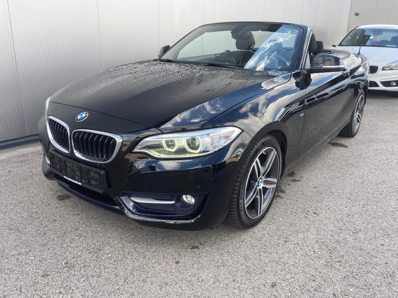 BMW 220i Cabrio Sport Line *HiFi*PDC*Navi*