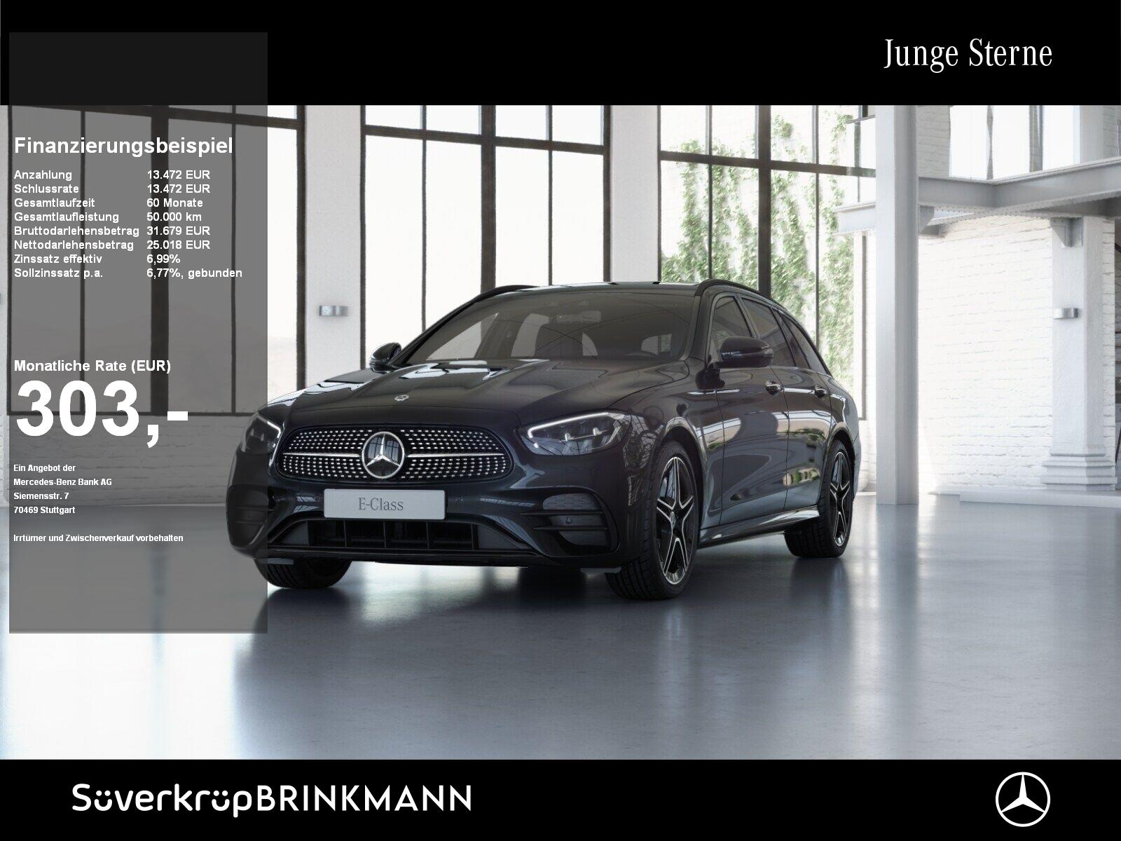 Mercedes-Benz E 300 de 4M T AMG NIGHT WIDE MEMO AHK DISTR SPUR