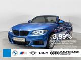 BMW 218i Cabrio M-Sport LED AHK NAVI H/K KLIMA - blaue BMW 218