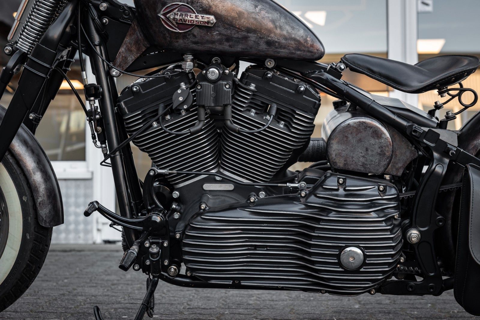 Fahrzeugabbildung Harley-Davidson Softail FAT BOY FLSTF - CUSTOM UMBAU - VERGASER