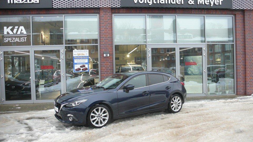 Mazda 3 Sports-Line Automatik Vollleder Scheckheft 1.