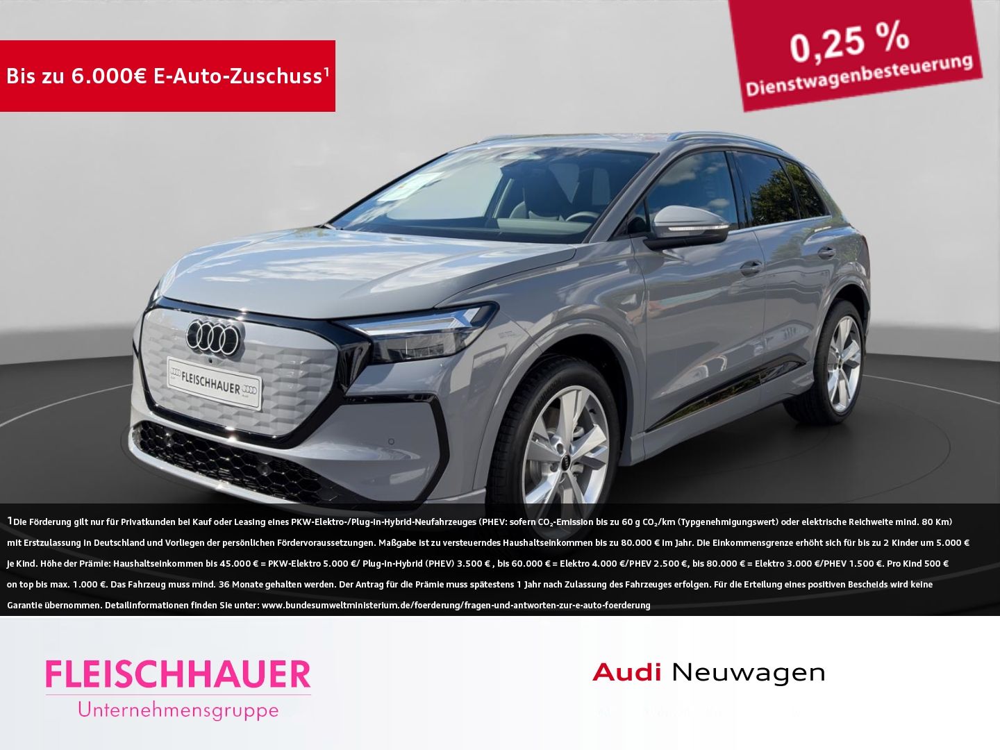 Audi Q4 SUV 150 kW LEDER+NAVI+AHK+STANDH.+ACC+LED