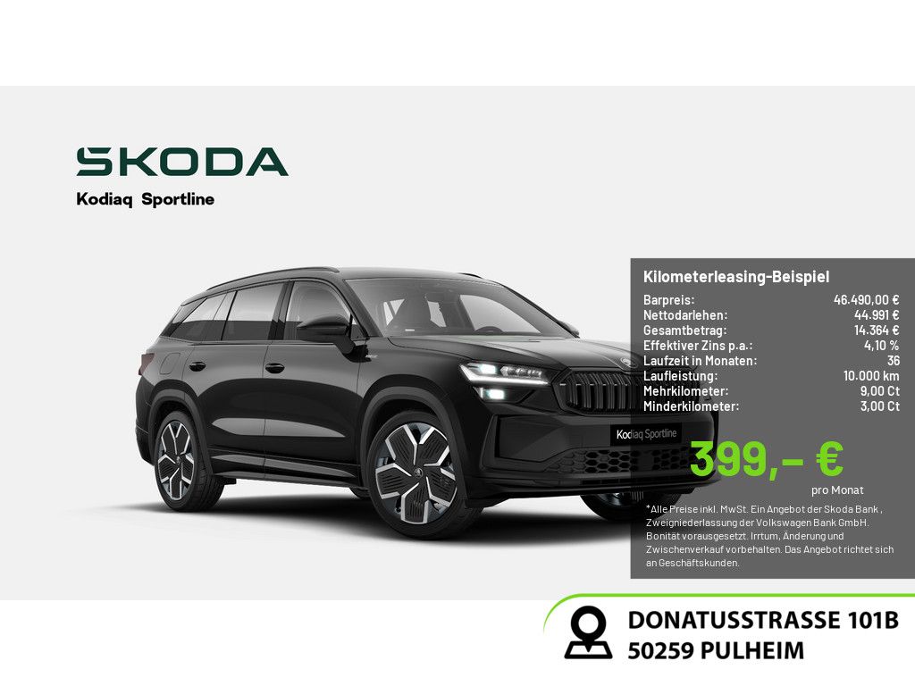 Skoda Kodiaq 1.5 TSI Sportline ACC HUD LED NAVI AHK