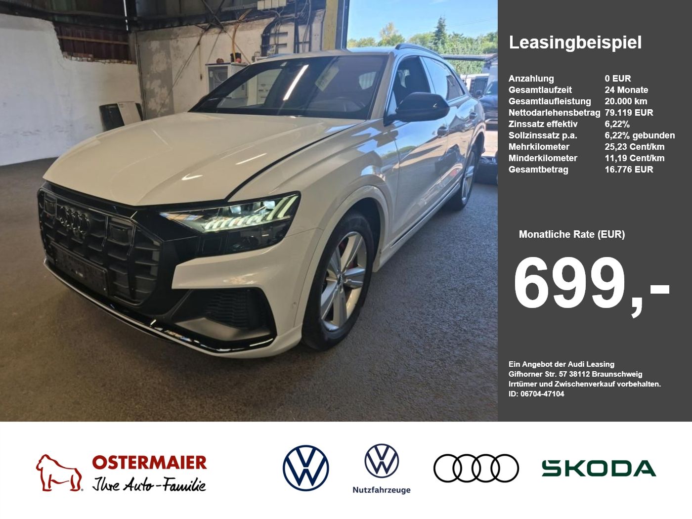 Audi SQ8 quattro 4.0 TFSI 507PS S-TRONIC. MATRIX.AHK.