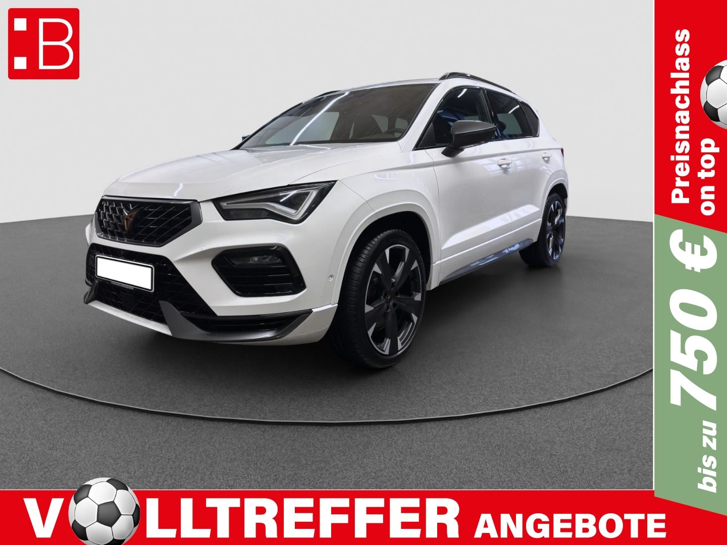 CUPRA Ateca 2.0 TSI DSG 4Dr AB 295EUR VZ NAVI 360 EL S