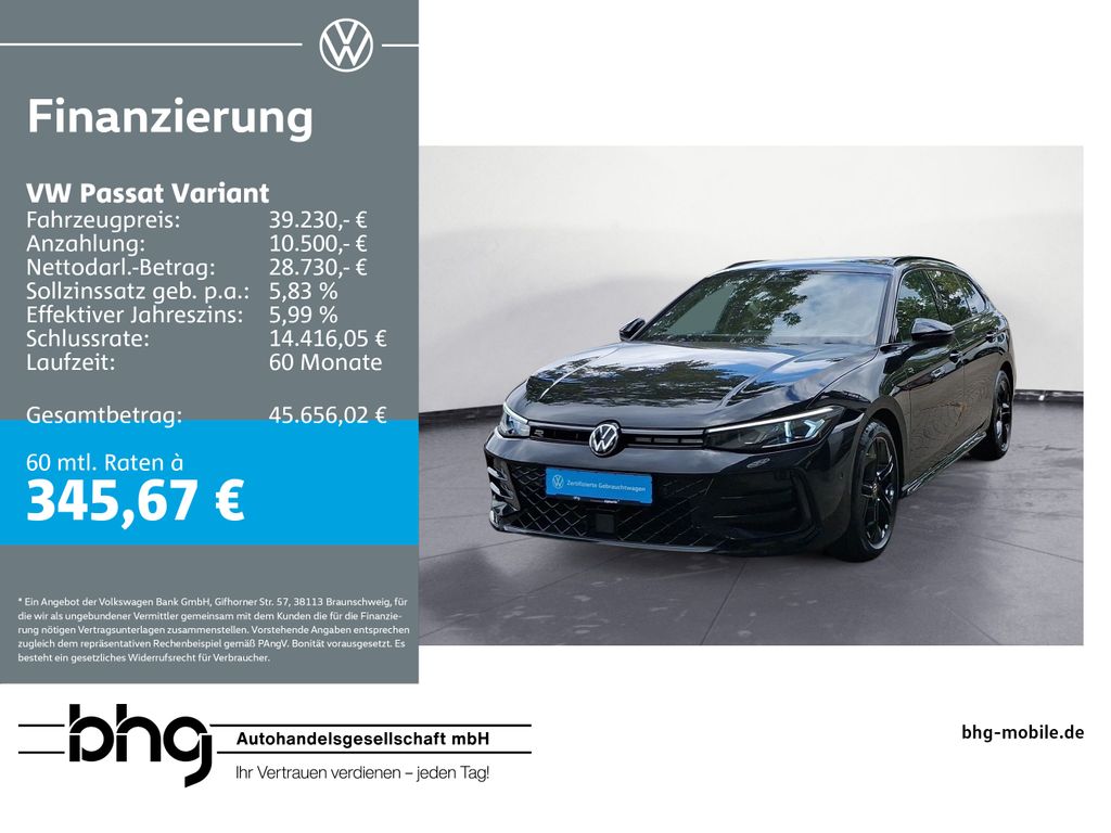 Passat Variant 2,0 TDI DSG R-LINE #AHK #KAMERA #