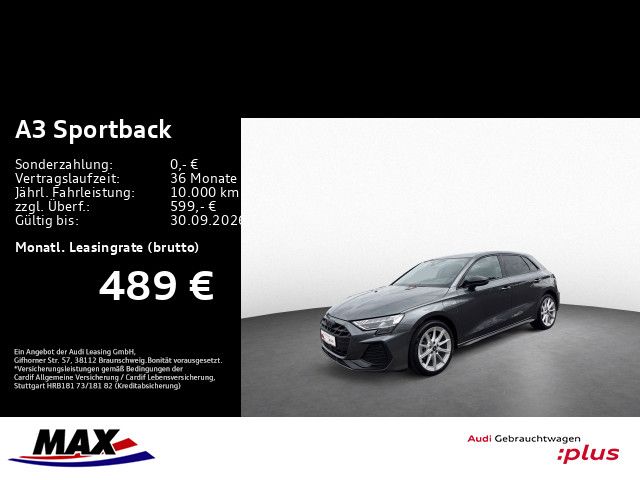 A3 Sportback 40 TFSI e S LINE MATRIX+PANO+HUD+KA