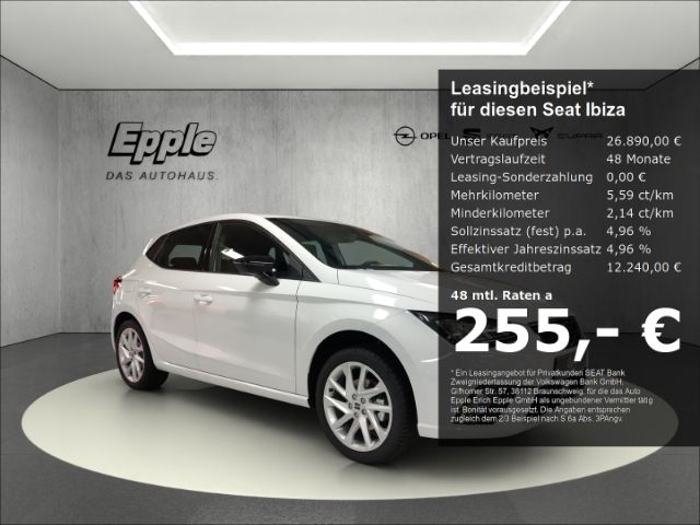 Seat Ibiza FR 1.0 TSI 85 kW (116 PS) 7-Gang-DSG Navi