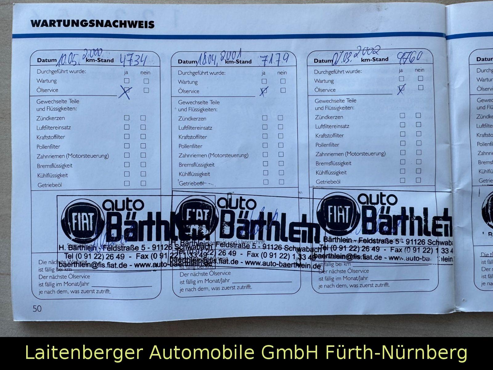Fiat Punto 60 SX 1.2 *1.HAND*AUTOMATIK*KLIMA*41.183KM
