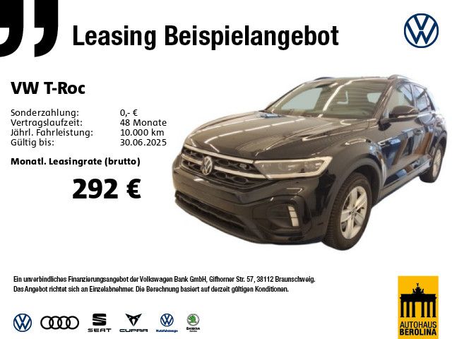 VW T-Roc 1.5 TSI R-Line DSG *PANO*LED+*NAV*ACC*SHZ*