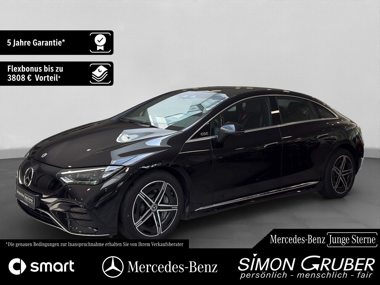 Fahrzeugabbildung Mercedes-Benz EQE 500 4M AMG Hyper Airmatic HUD Burm Mod 2025