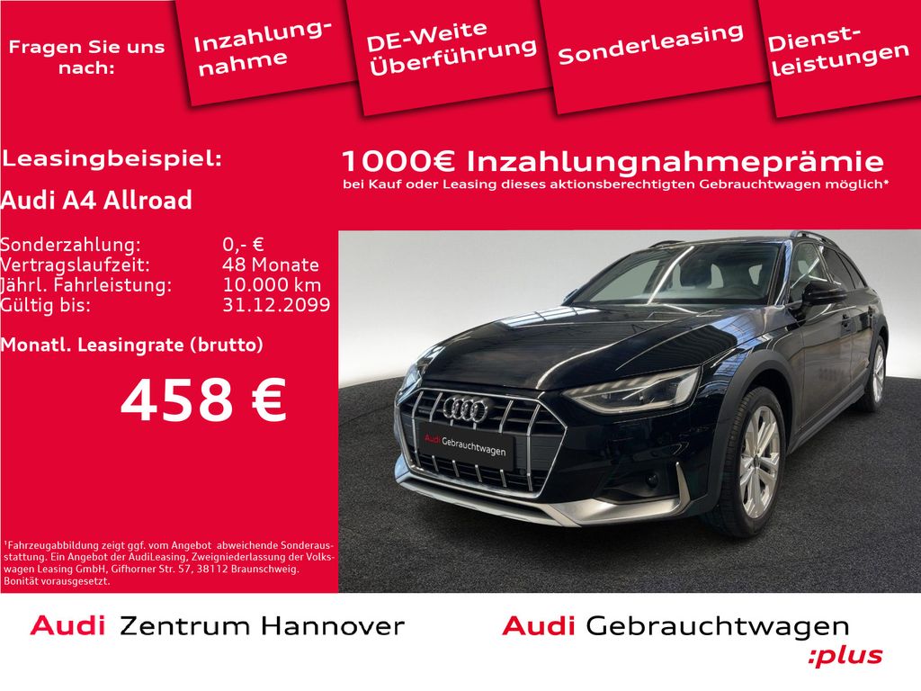 Audi A4 allroad quattro 40 TDI AHK LED Kamera virtual