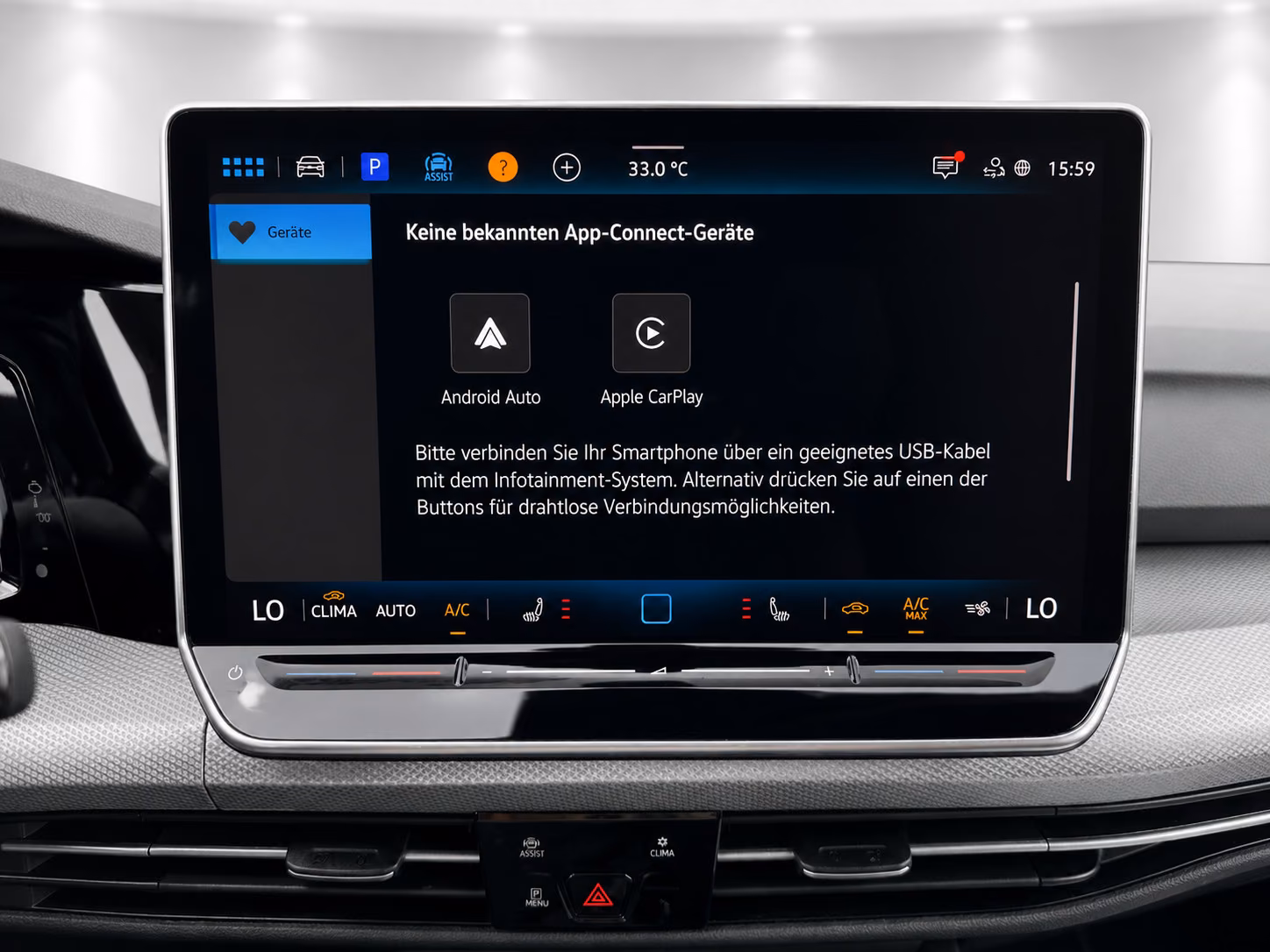 Volkswagen Golf ENERGY-KAME-VIRT-SHZ-KEYL-NAVI-LANE-CARPLAY, миниатюра 24