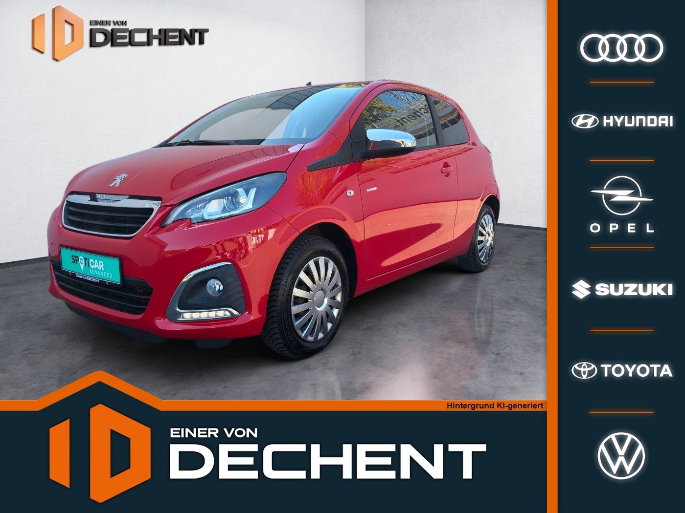 Fahrzeugabbildung Peugeot 108 1.0 VTi Style Klima,Radio,Allwetterreifen