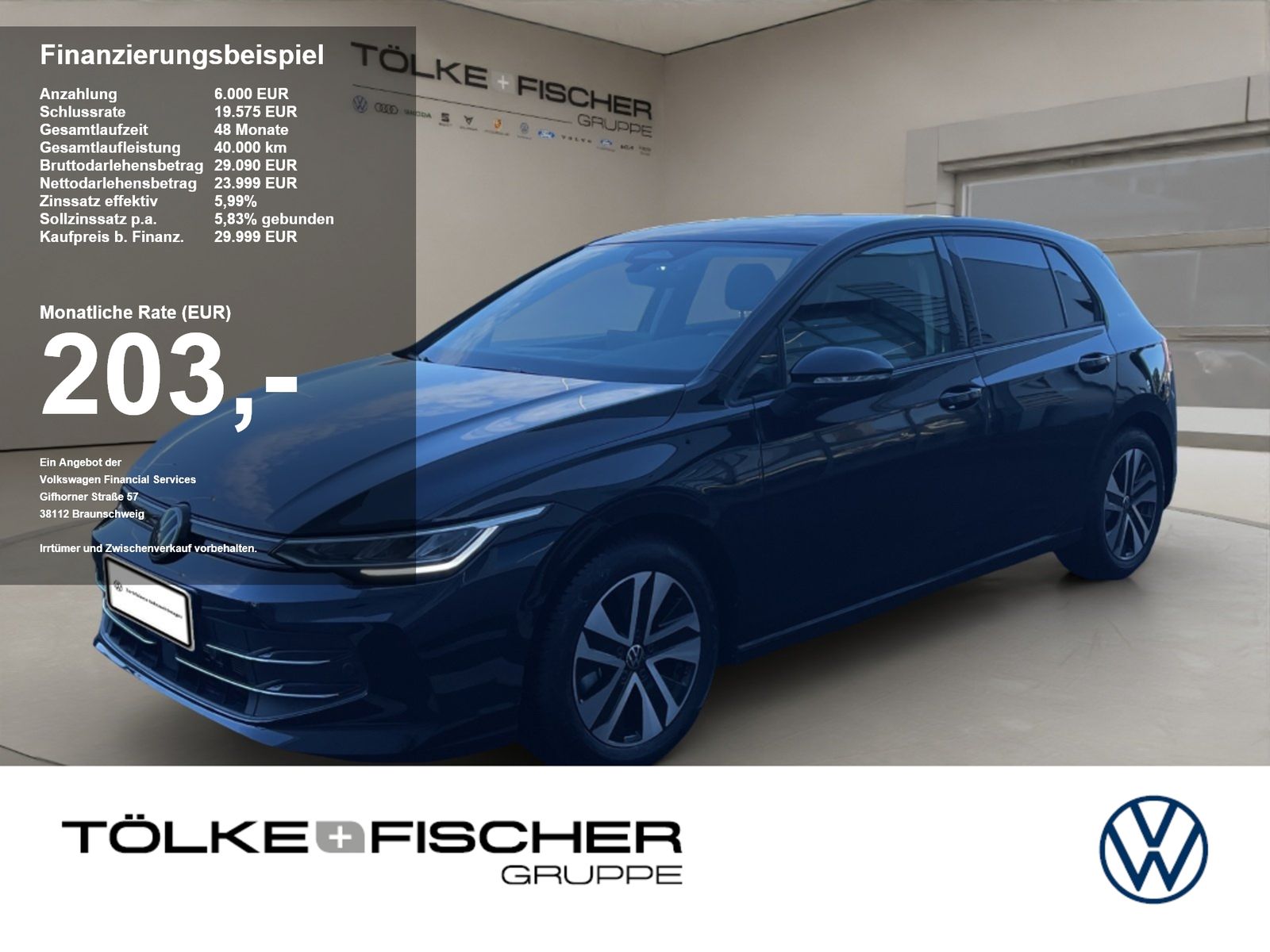 Volkswagen Golf VIII 1.5 eTSI 85 kW Energy ACC AUT Kam. LED foto 1
