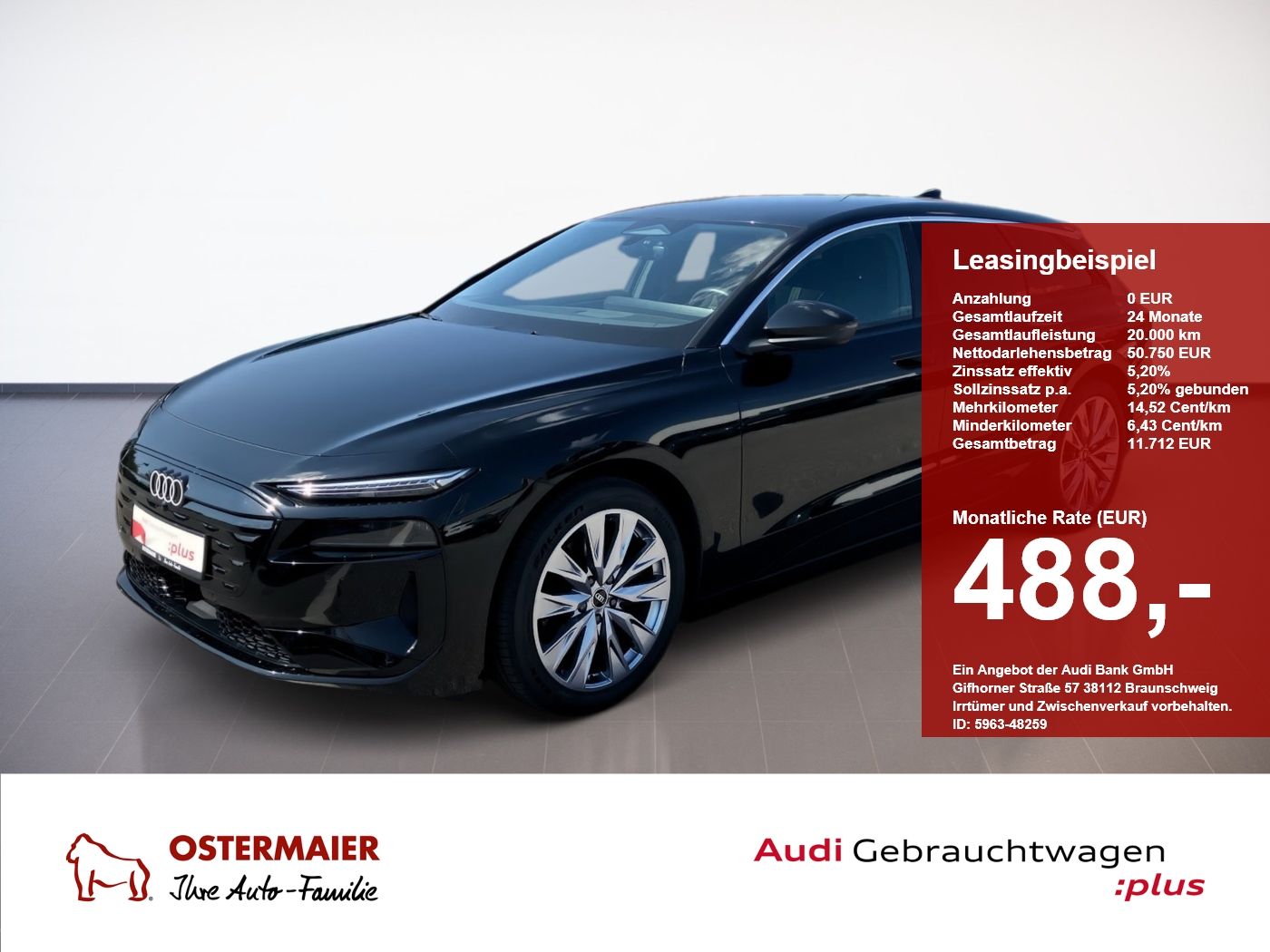 Audi A6 Avant e-tron 286PS WÄRMEPUMPE.AHK.LM20.ACC.LE