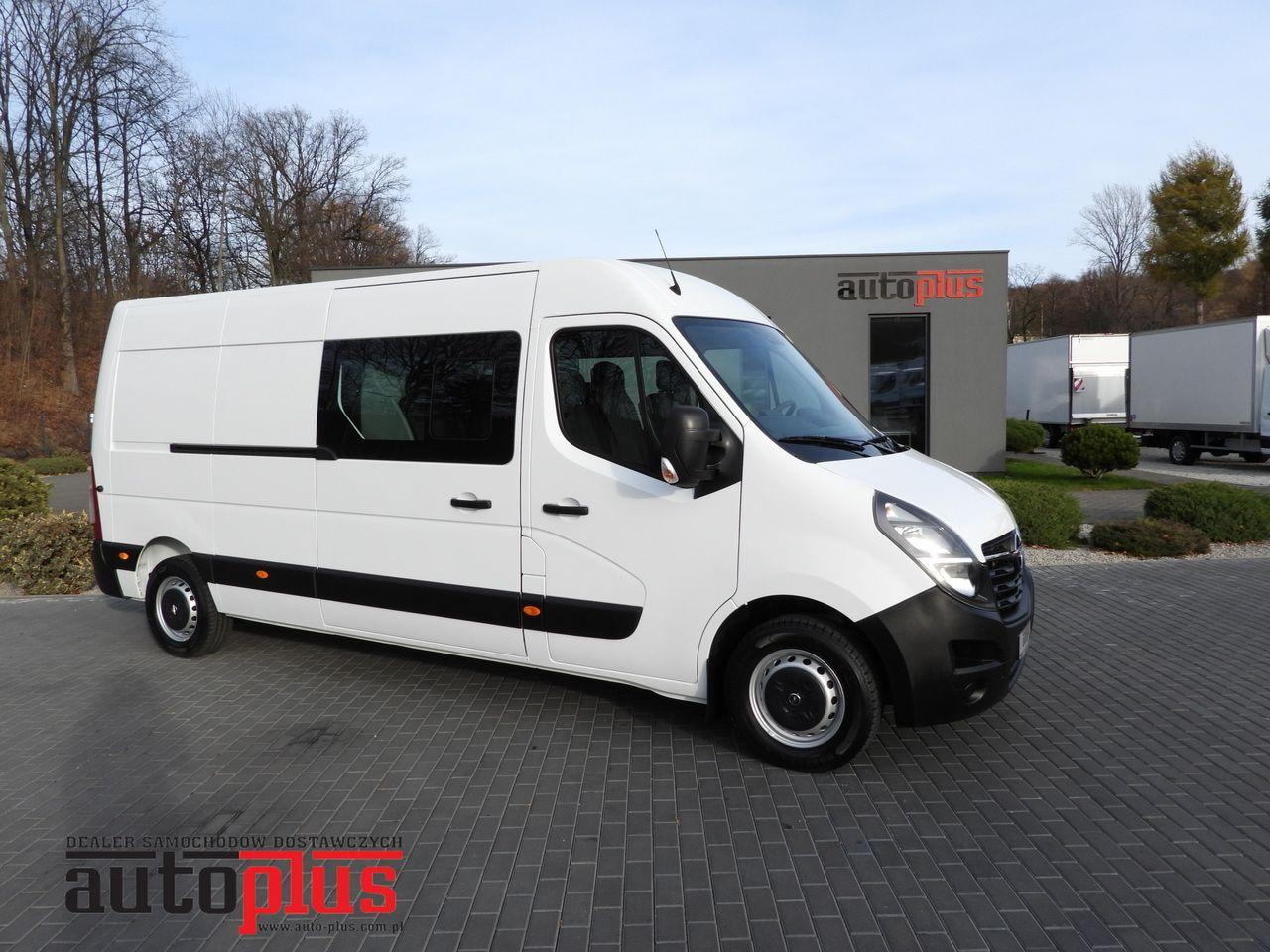 Opel MOVANO KASTENWAGEN DOPPELKABINE 7 SITZE LED
