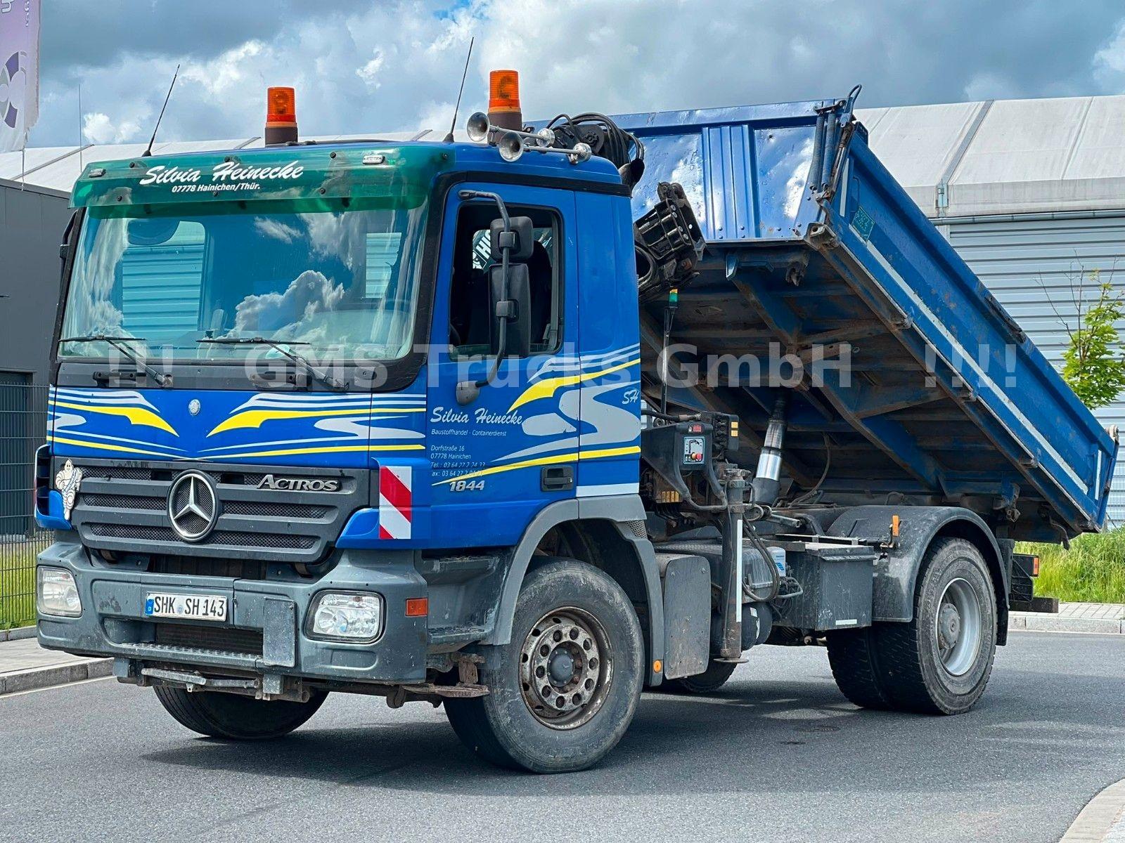 Mercedes-Benz Actros 1844 / EPS / Meiller / Kran mit FUNK