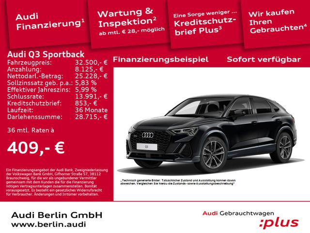 Audi Q3 Sportback 40 TFSI qu. S tr. B&O LED VIRTUAL