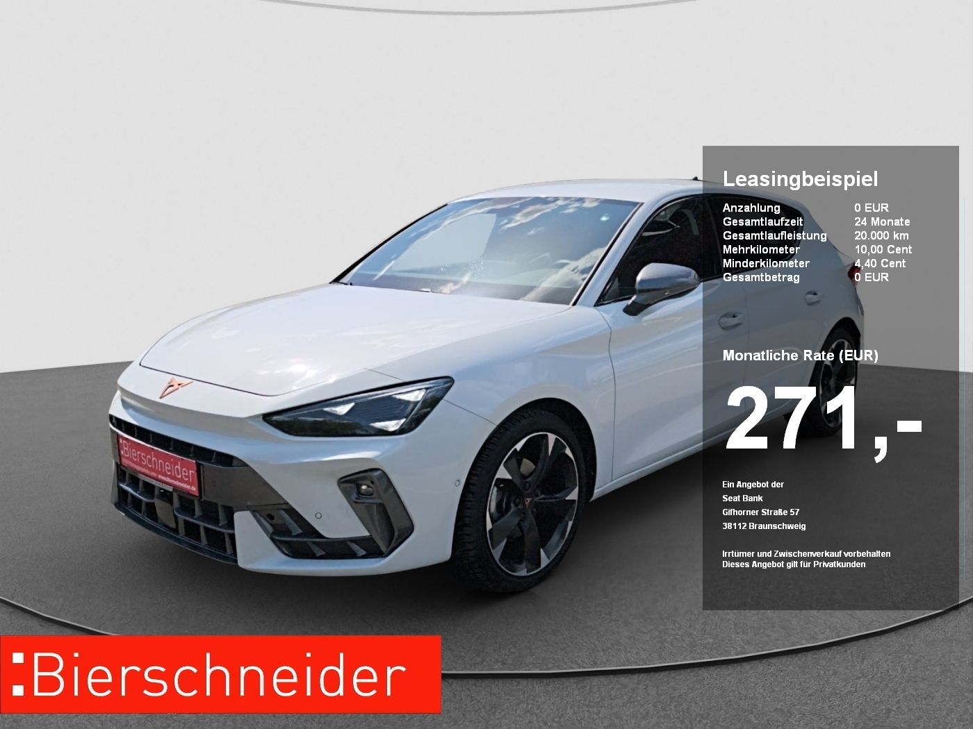 Cupra Leon 2.0 TDI DSG 5-J-G NAVI ACC KESSY 18LM RFK P