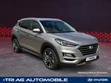Hyundai Tucson FL 2.0 CRDI High Power (+48V) 8-AT 4WD Pr - Hybrid (Diesel/Elektro): Weiß, Geländewagen