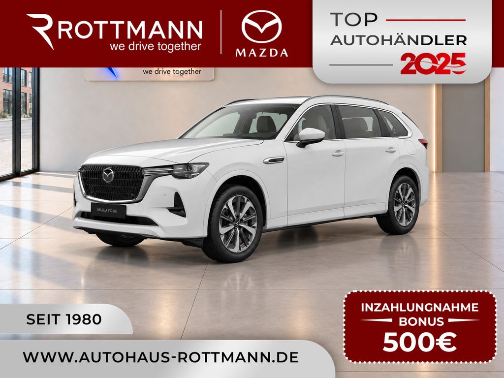 Mazda CX-80 2026 D254ps Aut. AWD Takumi Leder-Weiss