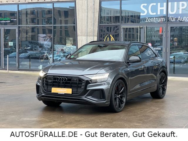 Audi Q8*50TDI*quattro*Sline*AHK*MatLED*Pan.*MwSt*TOP!