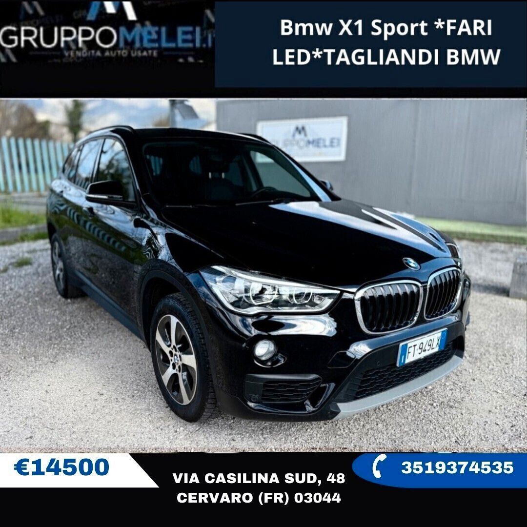 BMW Bmw X1 Sport *FARI LED*TAGLIANDI BMW