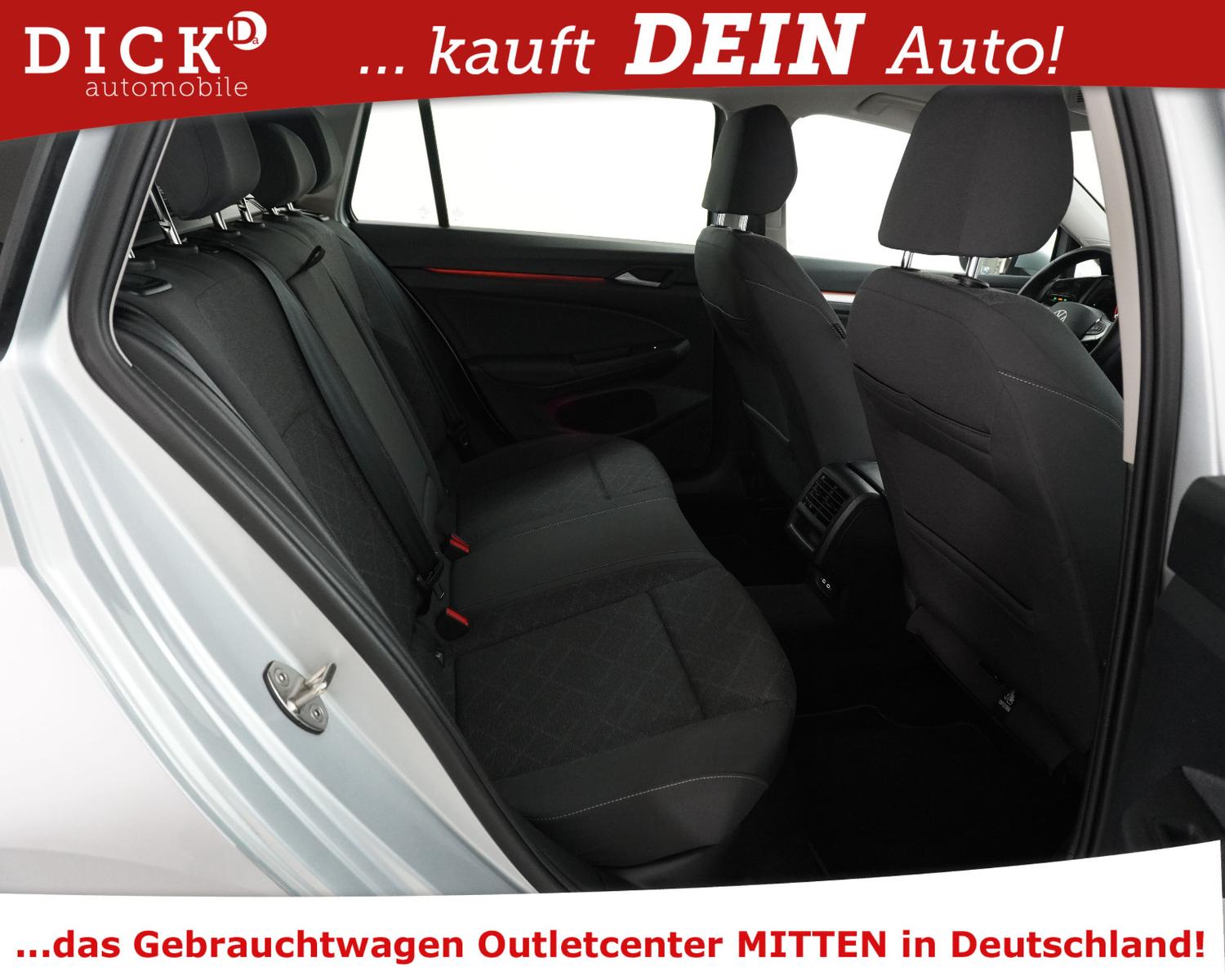 Volkswagen Golf VIII Var 2.0d Life NAVI+LED+VIRTU+SHZ+ACC+, миниатюра 18