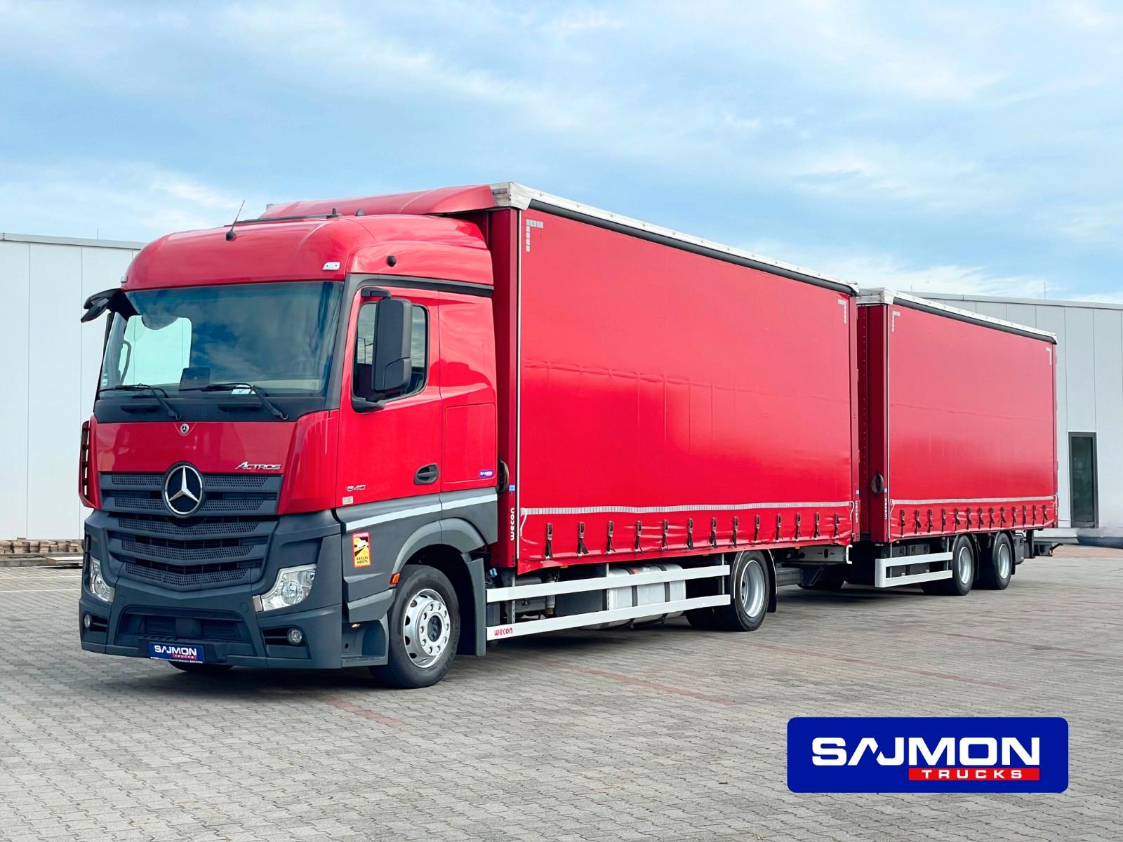 Mercedes-Benz Actros 1840 2 x 770 komplet 38 palet tandem jumb