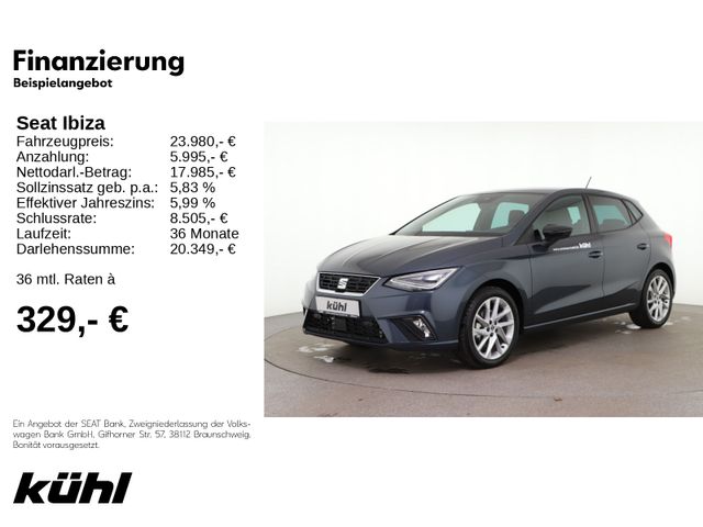 Seat Ibiza 1.0 TSI FR LED Kamera App 17"