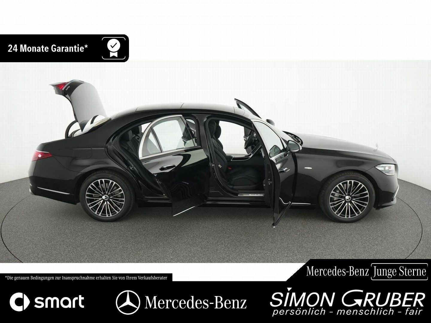 Fahrzeugabbildung Mercedes-Benz S 580 e 4M lang Pano Burm Ambi Airmatic Guard360
