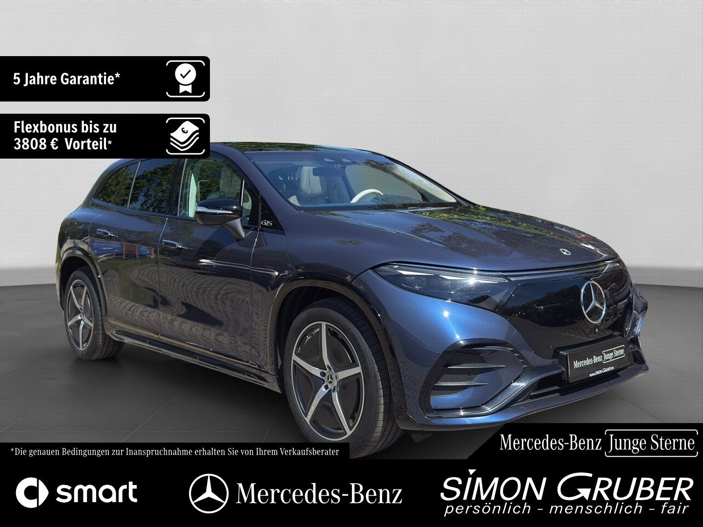 Fahrzeugabbildung Mercedes-Benz EQS 580 4M SUV AMG Night Business Class 7Sitzer