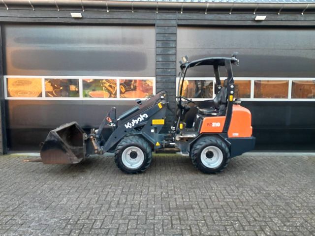 Kubota R210 minishovel bak en vorken