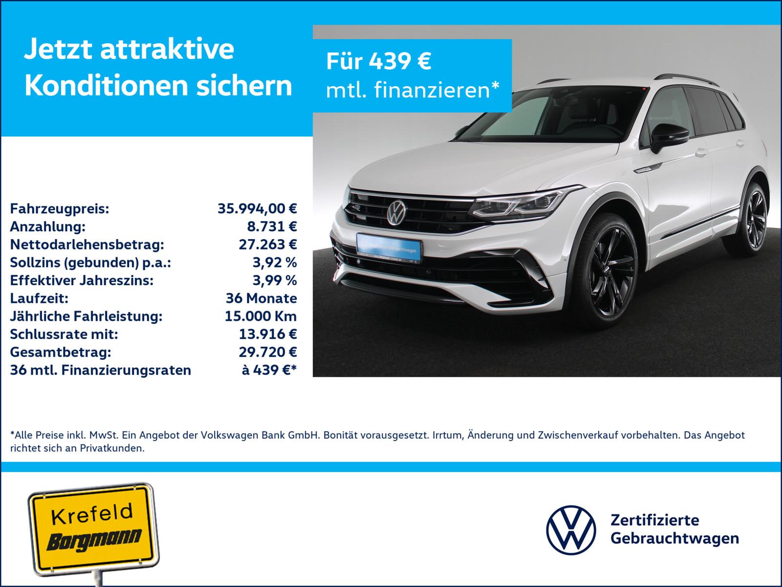 Volkswagen Tiguan 2.0 TSI R-Line 4Motion MATRIX-LED STANDHZ