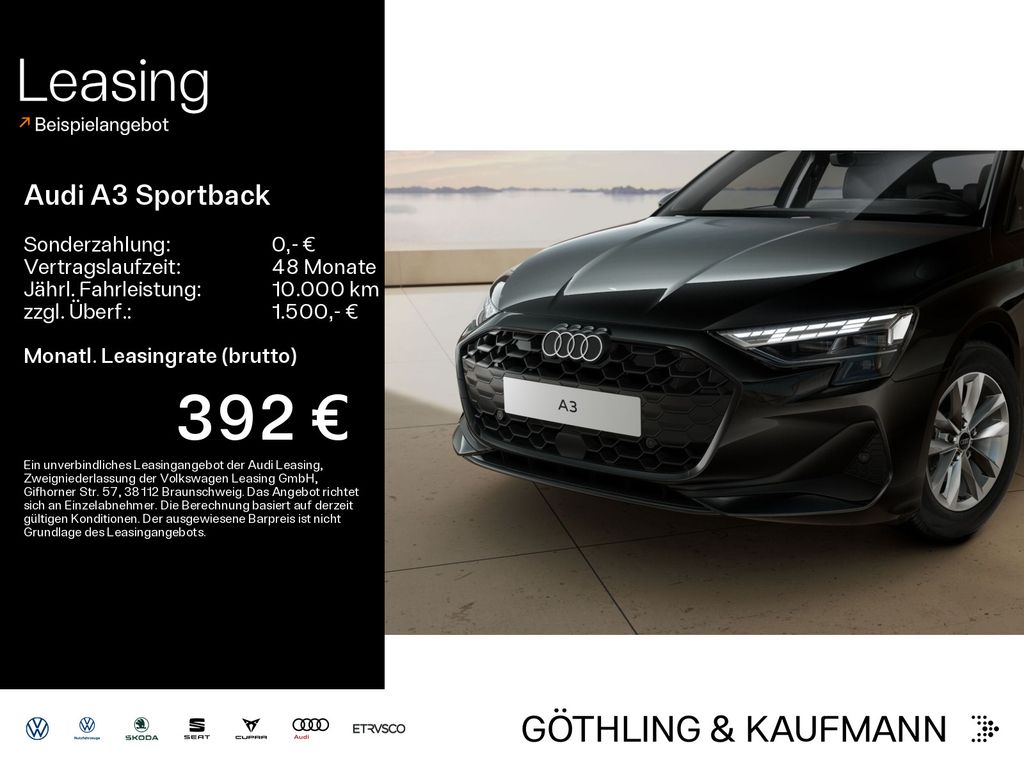 A3 Sportback TDI 85 kW Schaltgetriebe*TechPlus*L