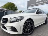 Mercedes-Benz C 400 4M 3x AMG PANO*WIDE*DISTR+*AHK*Standh*Burm - weiße Mercedes-Benz C 400