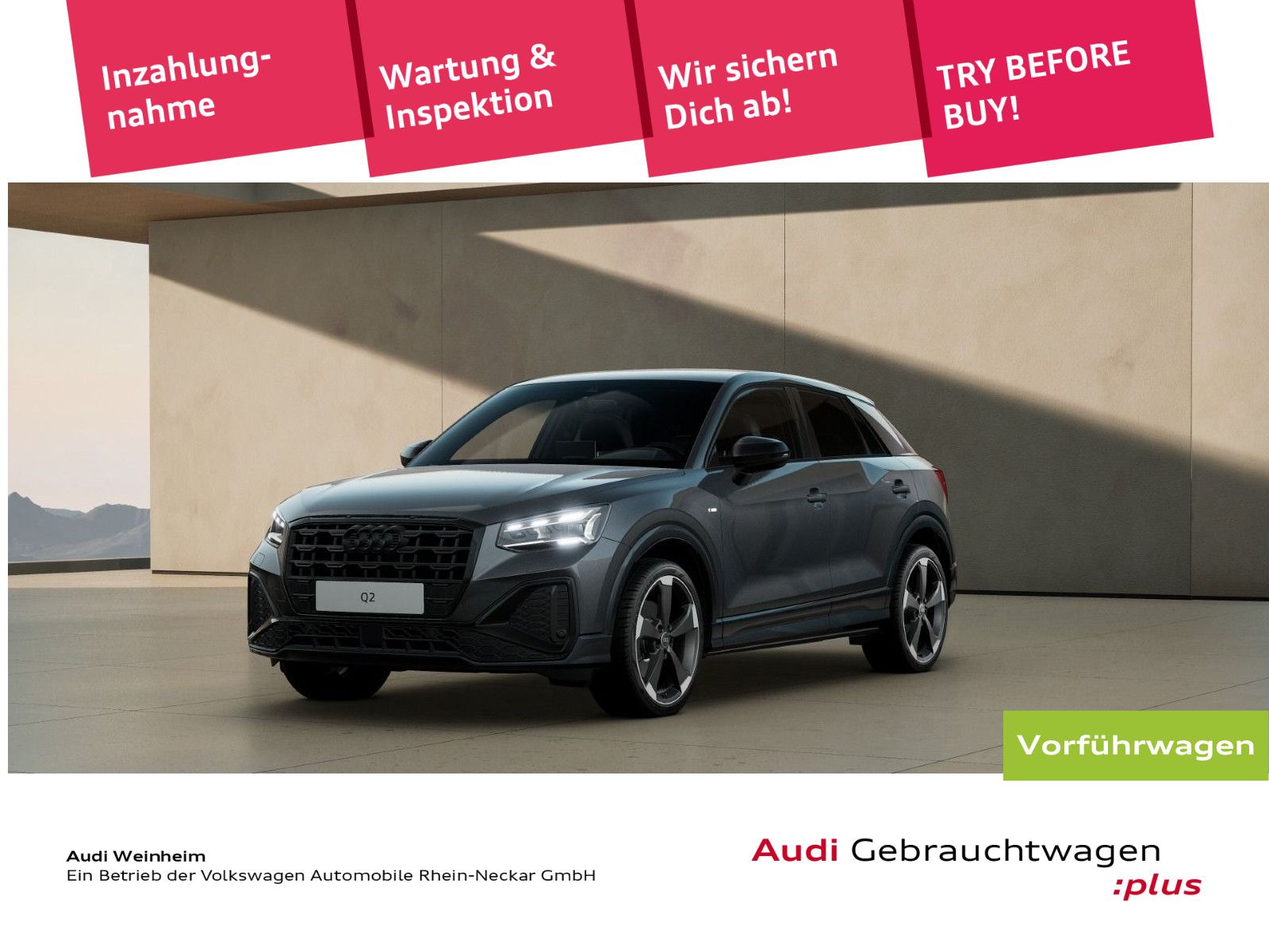 Audi Q2 35 1.5 TFSI S line Matrix-LED PDC uvm