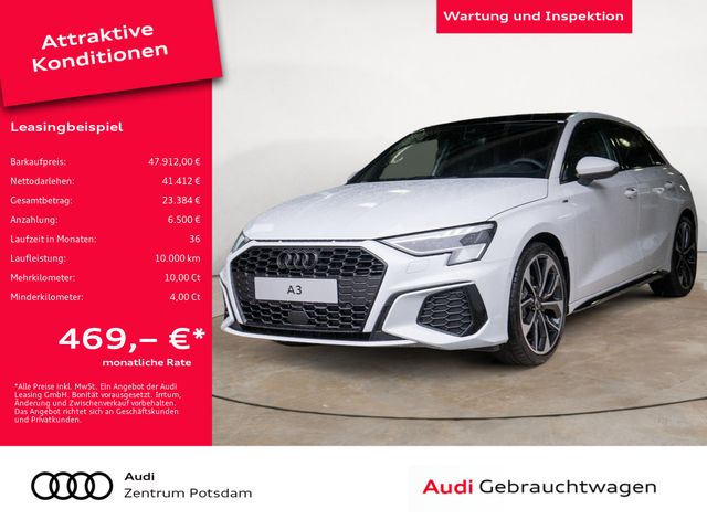 Audi A3 Sportback S line 35 TFSI B&O PANO MATRIX-LED