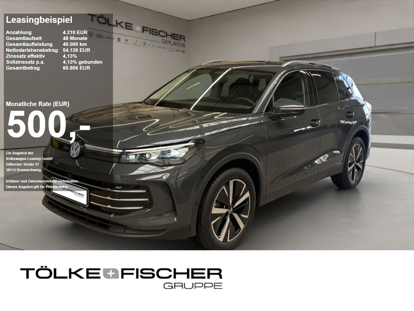 Volkswagen Tiguan 2.0 l TDI DSG ACC WKR AHK Rückfahrkamara foto 1